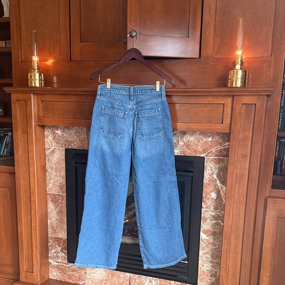 Ralph Lauren Black Label Denim Wide-Leg Jeans. - Picture 4 of 7